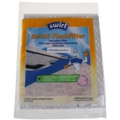 Swirl - Filtre Pour Hotte Avec Indicateur De Saturation - 47x57 Cm - Pack/2 - 6767232
