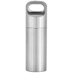 Réservoir étanche De Survie En Acier Inoxydable Bouteille De Médicament Portable Mini Réservoir Scellé Portable-BDD