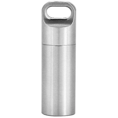 Réservoir étanche De Survie En Acier Inoxydable Bouteille De Médicament Portable Mini Réservoir Scellé Portable-BDD 3 Réservoir étanche De Survie En Acier Inoxydable Bouteille De Médicament Portable Mini Réservoir Scellé Portable-BDD