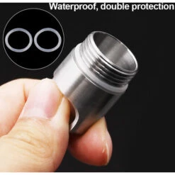 Réservoir étanche De Survie En Acier Inoxydable Bouteille De Médicament Portable Mini Réservoir Scellé Portable-BDD 11 Réservoir étanche De Survie En Acier Inoxydable Bouteille De Médicament Portable Mini Réservoir Scellé Portable-BDD -Ubbink Magasin 65375157 5