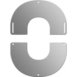 Plaque De Finition Ronde Inox Ø 130 Mm