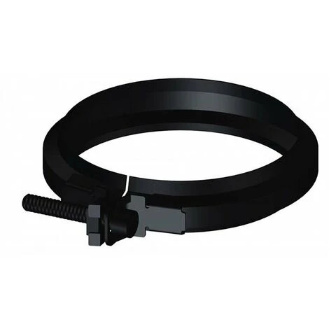 Collier D'union - Fumisterie DINAK Noir 80/125 3 Collier D'union - Fumisterie DINAK Noir 80/125