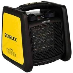 Chauffage électrique Pour Chantier CERAMIQUE PRO 1800W - Fusible De Sécurité - 2 Positions De Chauffe - STANLEY