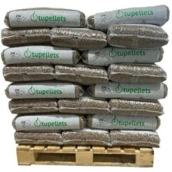 600 Kg Pellet Granulés De Bois 100% Naturel Pour Le Chauffage. 40 Sacs De 15 Kg