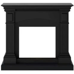 Encadrement De Cheminée Cetona Noir Prof Cm 102,2x113,7x28,2 MPC CORNICE CAMINO CETONA NERO