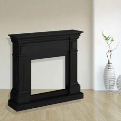 Encadrement De Cheminée Cetona Noir Prof Cm 102,2x113,7x28,2 MPC CORNICE CAMINO CETONA NERO -Ubbink Magasin 69458858 5