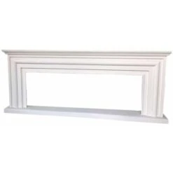 Cadre De Cheminée Merapi Blanc Crème Cm 200x83x33 MPC CORNICE CAMINO MERAPI BIANCO