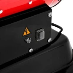 EBERTH Canon A Air Chaud Générateur DAir Chaud Chauffage Datelier Diesel Fioul 20kW (Direct, Réservoir 19L, Protection Surchauffe, Pare-Flammes, Ventilateur & Allumage 230V) -Ubbink Magasin 6952248 5