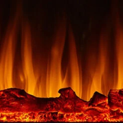 Cheminée Électrique Murale Encastrable 2000W Kekai Alabama 91,4x14x48 Cm Effet Feu 9 Couleurs à 5 Niveaux Et Télécommande -Ubbink Magasin 70400270 5