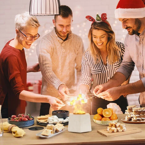 Cheminée De Table Au Bioéthanol Portable Pour L'intérieur Et L'extérieur, Béton Cheminée Éthanol De Table (15 X 9.3cm) 4 Cheminée De Table Au Bioéthanol Portable Pour L'intérieur Et L'extérieur, Béton Cheminée Éthanol De Table (15 X 9.3cm) – Image 2