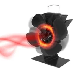 Froadp Ventilateur De Cheminée Sans électricité Avec 4 Pales Chauffant -Ubbink Magasin 72673397 3