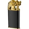 Briquet Double Flamme Briquet Lumineux Briquets Torche Coupe-Vent Et Étanche Briquet Insolite Cadeau En Métal Créatif Pour Homme (Forme De Dragon, Noir) -Ubbink Magasin 72854322 1