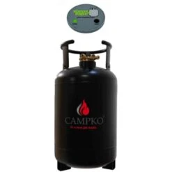 PACK CAMPKO Bouteille GPL 30L Rechargeable Bluetooth + Jauge Camping Car