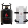 PACK CAMPKO Bouteille GPL Bluetooth Réservoir 15L + Support Mural Camping Car
