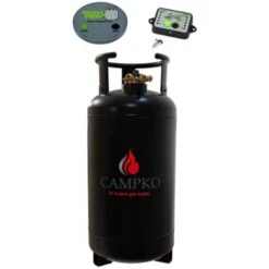 PACK CAMPKO Bouteille GPL Campko 36 L + Afficheur Et Jauge Camping Car