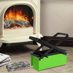 Froadp Presse à Papier Mobile Compacteur De Papier Presse Manuelle à Vieux Recyclé Vieux Papiers Pour Le Chauffage Poêle à Bois (Vert, 26x9.5x13cm) -Ubbink Magasin 75043827 5