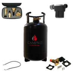 CAMPKO Kit GPL Réservoir 30L Et Lyre 1.5m Camping Car