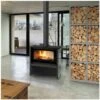 Poêle à Bois JUNO 16 Kw PANNEAU BLANC -Ubbink Magasin 75231806 1
