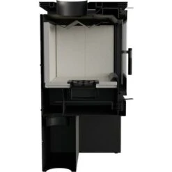 Poêle à Bois JUNO 16 Kw PANNEAU BLANC -Ubbink Magasin 75231806 3