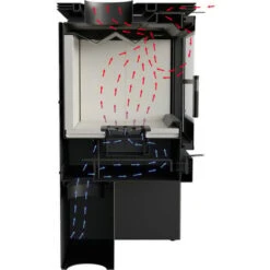 Poêle à Bois JUNO 16 Kw PANNEAU BLANC -Ubbink Magasin 75231806 4