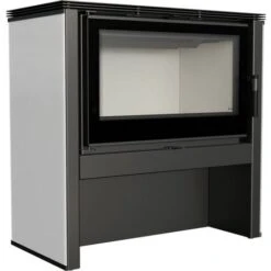 Poêle à Bois JUNO 16 Kw PANNEAU BLANC -Ubbink Magasin 75231806 5