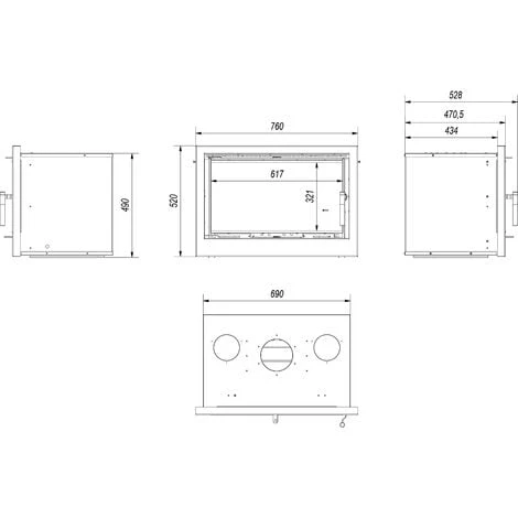 Insert Cheminée Cassette ARKE 70 Gainable 7 Insert Cheminée Cassette ARKE 70 Gainable – Image 5