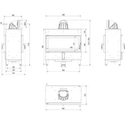 Insert Cheminée LUCY 16 TUNNEL 11 Insert Cheminée LUCY 16 TUNNEL -Ubbink Magasin 75231897 5