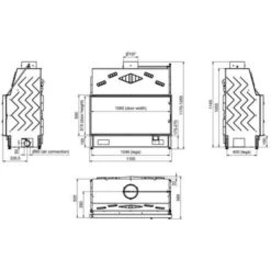 Insert De Cheminée 110 EVO D200 21kW -Ubbink Magasin 75231992 3