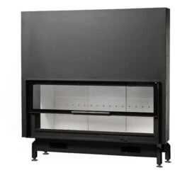 Insert Cheminées à Bois MB 160 CM Porte Guillotine 21 KW + 8 Bouches Recuperateur De Chaleur -Ubbink Magasin 75232059 3