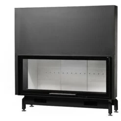 Insert Cheminées à Bois MB 160 CM Porte Guillotine 21 KW + 8 Bouches Recuperateur De Chaleur -Ubbink Magasin 75232059 4