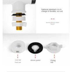 Robinet D'eau Chaude Electrique 3000W A Chauffage Rapide Temperature De L'eau Reglable De 30��C A 60��C Instantane Sans Reservoir Pour La Cuisine -Ubbink Magasin 77104750 5