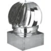 POÊLE À FUMÉE VENTILATEUR GALVANISÉ BOUCHON CARRÉ TOURNANT CM.22X22 TUYAU DE POÊLE À CHEMINÉE -Ubbink Magasin 77513084 1