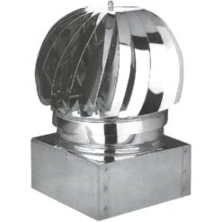 POÊLE À FUMÉE VENTILATEUR GALVANISÉ BOUCHON CARRÉ TOURNANT CM.22X22 TUYAU DE POÊLE À CHEMINÉE