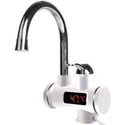 360 Chauffe-Eau Électrique Instantané Robinet Robinet Cuisine Chaleur Rapide Led Nouveau - Norme Européenne