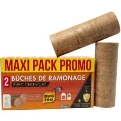 Lot De 2 Bûches De Ramonage Pyrofeu Pour Insert Avec Certificat 11 Lot De 2 Bûches De Ramonage Pyrofeu Pour Insert Avec Certificat -Ubbink Magasin 77770825 5