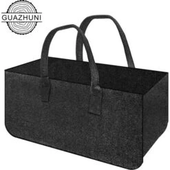 Panier à Bûches Et Sac à Bûches Bois De Chauffage Porte-bûches Toile Cheminée Bois Sac De Transport Extra Grand Porte-Bois De Chauffage Paniers De Bois De Chauffage Intérieurs Pour Camping Sac En Feut