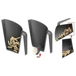 EDA - Pelle à Granulés De Bois Noire 1 Litre 700 Grammes -Ubbink Magasin 78717656 3