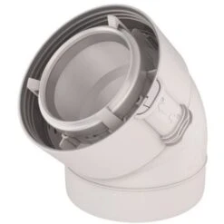 Coude 45° Rolux Condensation 80/125 PPTL/PVC - UBBINK - 229500