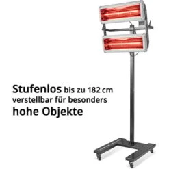 STAHLWERK Sécheur De Peinture Infrarouge IL-2400 ST Avec 2.400 Watts Et Trépied, Puissant Sécheur Infrarouge / émetteur IR / Sécheur IR Pour Le Séchage Professionnel De Peinture Automobile, D'apprêts, 9 STAHLWERK Sécheur De Peinture Infrarouge IL-2400 ST Avec 2.400 Watts Et Trépied, Puissant Sécheur Infrarouge / émetteur IR / Sécheur IR Pour Le Séchage Professionnel De Peinture Automobile, D'apprêts, -Ubbink Magasin 81311788 3