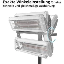 STAHLWERK Sécheur De Peinture Infrarouge IL-2400 ST Avec 2.400 Watts Et Trépied, Puissant Sécheur Infrarouge / émetteur IR / Sécheur IR Pour Le Séchage Professionnel De Peinture Automobile, D'apprêts, 10 STAHLWERK Sécheur De Peinture Infrarouge IL-2400 ST Avec 2.400 Watts Et Trépied, Puissant Sécheur Infrarouge / émetteur IR / Sécheur IR Pour Le Séchage Professionnel De Peinture Automobile, D'apprêts, -Ubbink Magasin 81311788 4