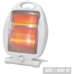 Chauffage A Quartz 400w/800w Radiateur Electrique Chauffage Electrique 26x8xh38cm -Ubbink Magasin 82131315 3