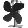 Ventilateur Thermique, Ventilateur De Four Mural à 4 Pales En Alliage D'aluminium, Bouclier Thermique Noir + Thermomètre, -Ubbink Magasin 83752771 1