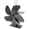 Ventilateur De Cheminée Ventilateur Thermique En Métal à 5 Feuilles Ventilateur De Four En Alliage D'aluminium Accessoires De Cheminée Cheminée à Bois (noir) (1 Pièce) -Ubbink Magasin 83752961 1