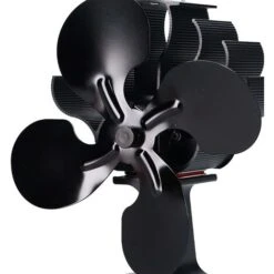 Ventilateur De Poêle à Bois à 4 Lames En Alliage D'aluminium Pour Poêle à Bois (noir) (1 Pièce) -Ubbink Magasin 83753120 5