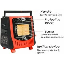 Chauffage Au Gaz En Céramique Chauffage Par Radiateur À Gaz Camping En Plein Air Pour Camping Caravane, Chauffage Extérieur, Pêche Popular Reliable -Ubbink Magasin 84052606 4