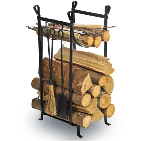 Serviteur De Cheminée - Porte Bûches 3 Serviteur De Cheminée - Porte Bûches
