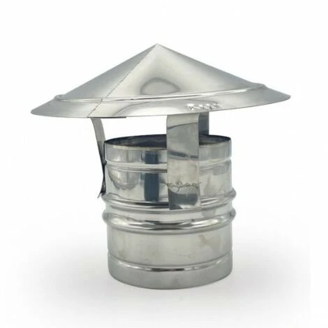 Pot De Chemine En Acier Simple Paroi De 80 Mm, Tanche La Pluie 3 Pot De Chemine En Acier Simple Paroi De 80 Mm, Tanche La Pluie