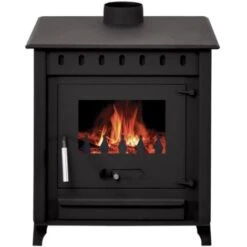 POÊLE À BOIS LYA 12KW BÛCHES 45CM - Acier