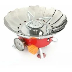 Gril Portatif De Petit Poêle Rond Pliant Portatif De Mini Gril Extérieur-