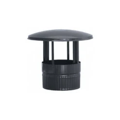 Practic - Chapeau De Cheminée Noir 200Ømm